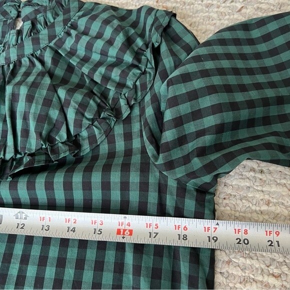 Women's DRAPER JAMES RSVP Ruffle Neck Top - Picture 7 of 14